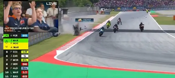 "Espeluznante": Mira el terrible accidente que sufrió Álex Márquez en el Mundial de Moto GP