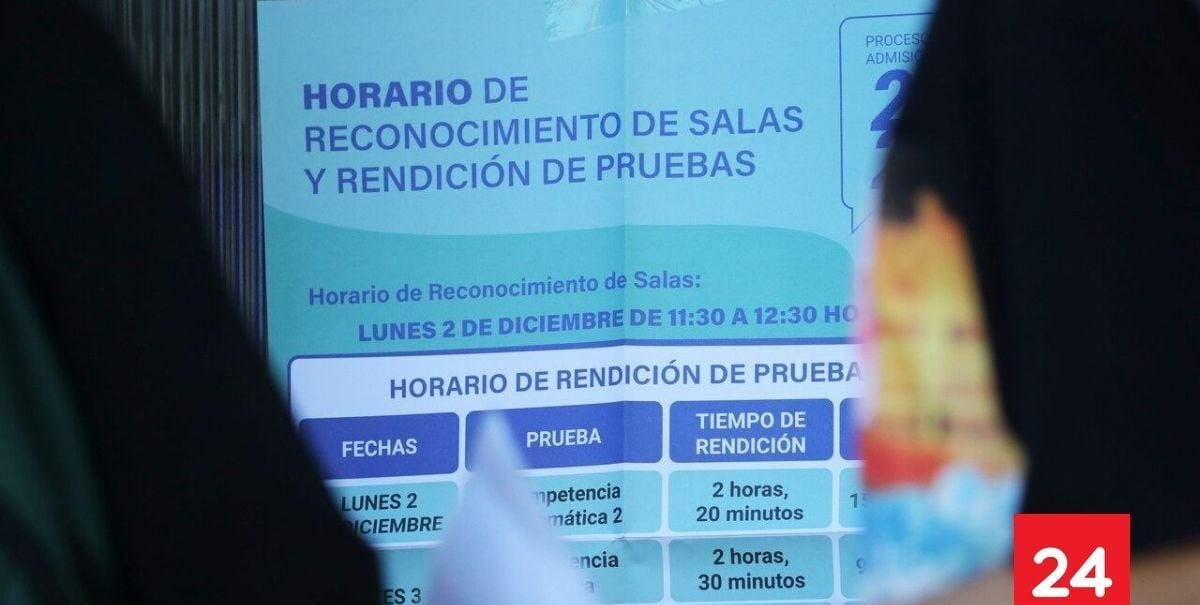 PAES 2025: horarios, local de rendición, qué llevar y consejos