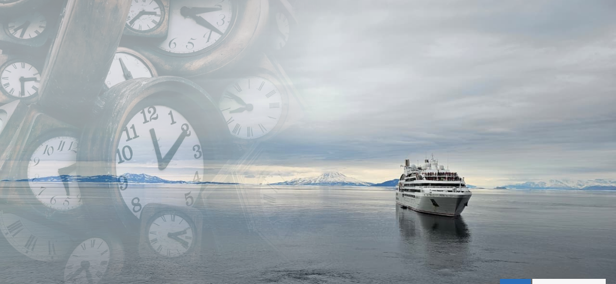 El tiempo que no coincide en la Antártica