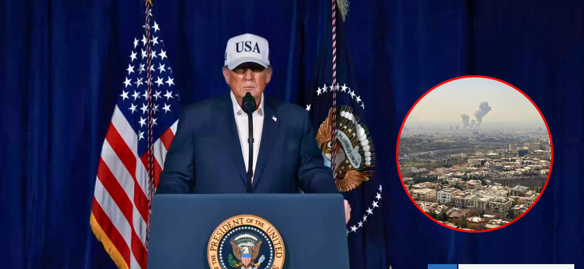 VIDEO | Trump confirma que EEUU participa en "acciones de combate" junto a Israel contra Irán