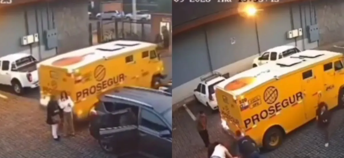 Camión de Prosegur atropella a dos mujeres mientras retrocedía: una víctima está en riesgo vital