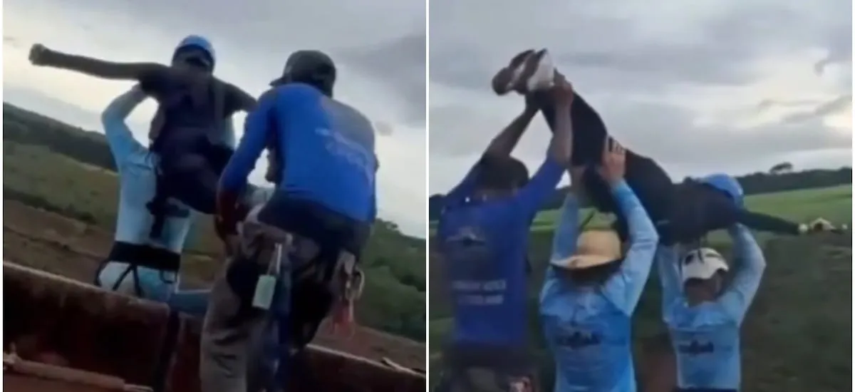 Impactantes imágenes: joven murió tras ser lanzada al vacío sin equipo de seguridad durante un salto con cuerda en Brasil