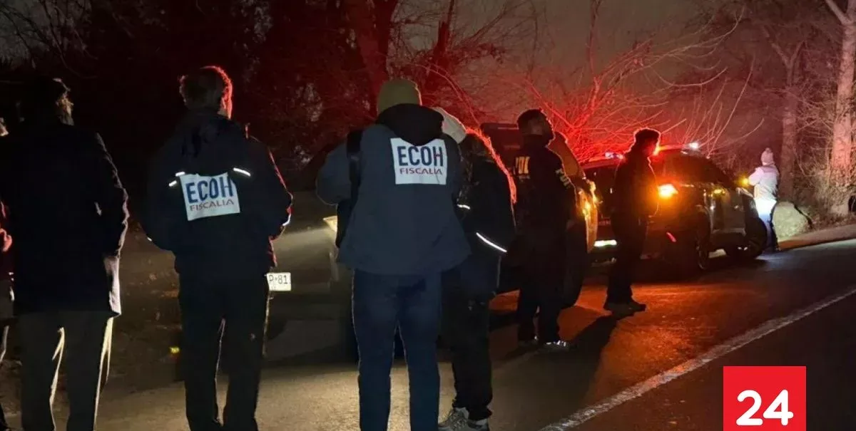 "Tendría impacto balístico en el cráneo": Autoridades indagan homicidio en la Ruta 78 en Talagante