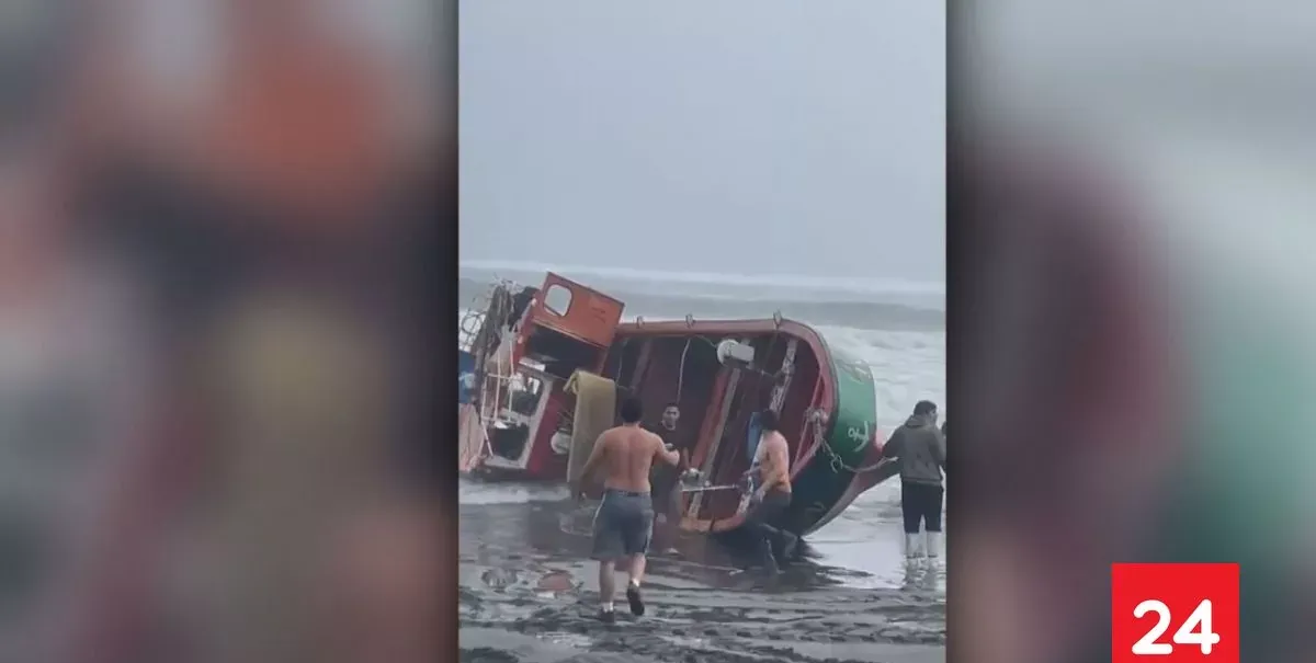 Dos pescadores muertos y uno desaparecido tras naufragio de embarcación en Vichuquén