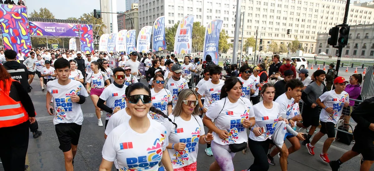 La Corrida Más Grande de Chile supera las 110 mil personas en todo el país - La Tercera