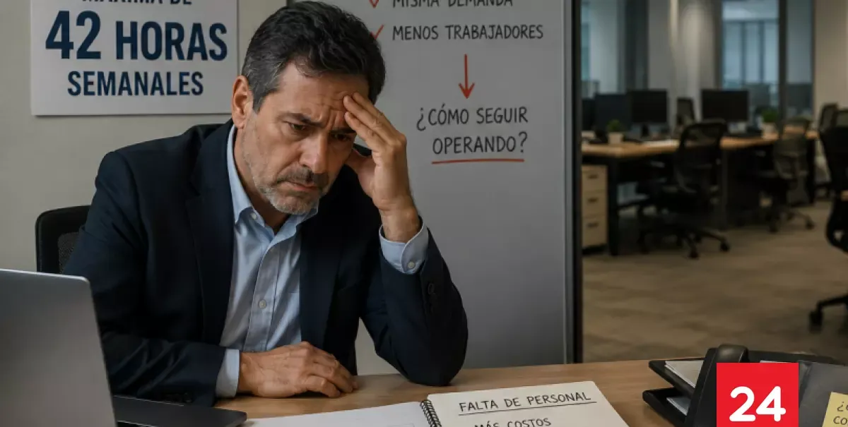 42 horas semanales: cada 5 trabajadores las empresas necesitarán uno más para operar sin interrupciones