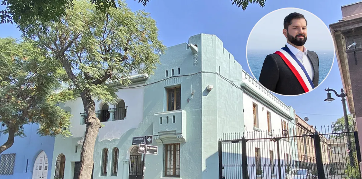 Casa donde vivió expresidente Boric en barrio Yungay es puesta a la venta: $ 860 millones por 13 dormitorios, 9 baños y más