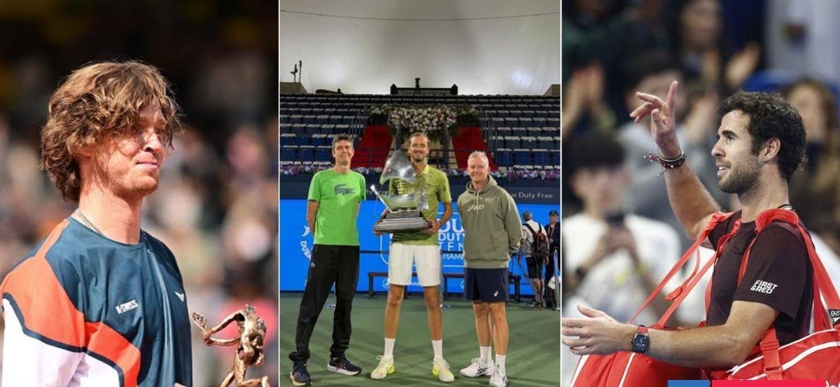 Medvedev, Rublev y Khachanov a salvo: detallan cómo cracks del tenis dejaron Dubai pese a clima bélico