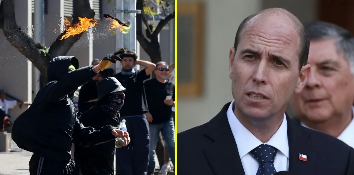 "No son manifestantes, son delincuentes violentos": Ministro de Seguridad y desmanes en Romería al Cementerio General