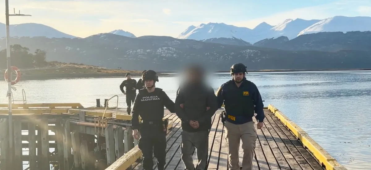 Capturan en los canales australes a prófugo por explotación sexual de menores: quedó en prisión preventiva
