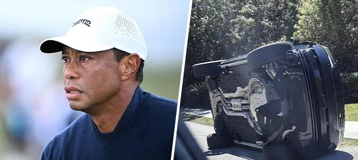 Tiger Woods es detenido tras accidente y lo acusan de conducir bajo efecto de sustancias