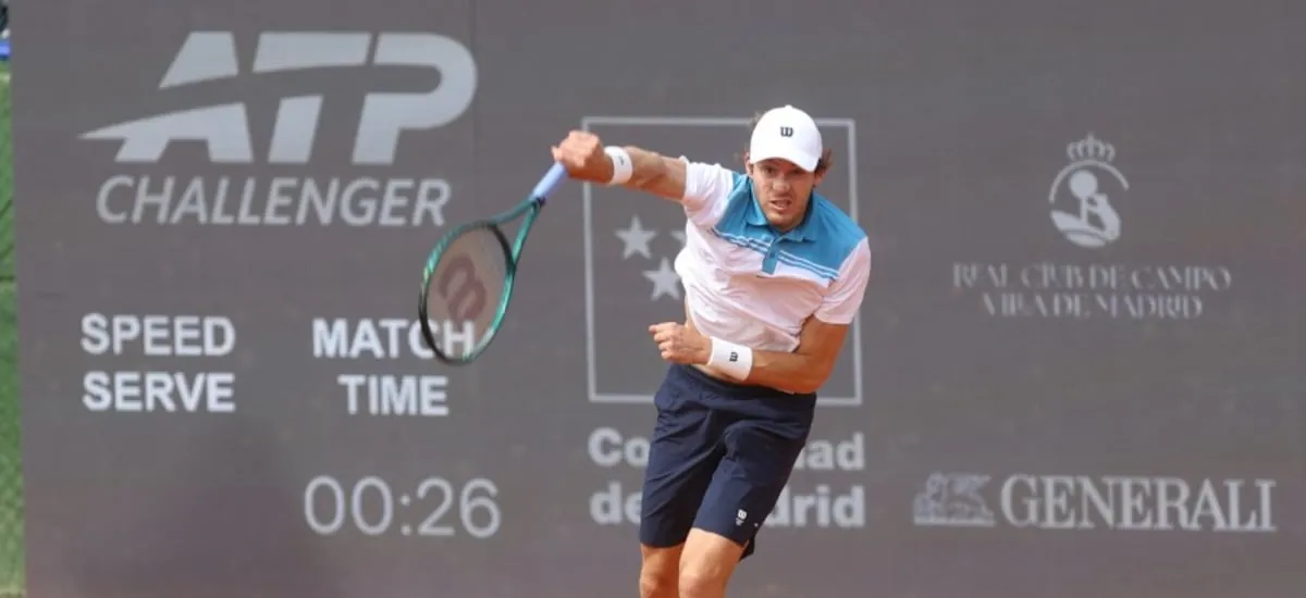 Nicolás Jarry deja escapar la victoria ante Jurij Rodionov y se despide en las semifinales del Challenger de Madrid - La Tercera