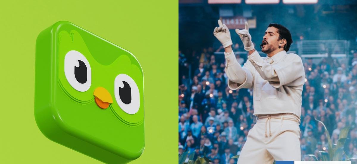 Duolingo registra un aumento del 35% de estudiantes de español después de Bad Bunny en el Super Bowl