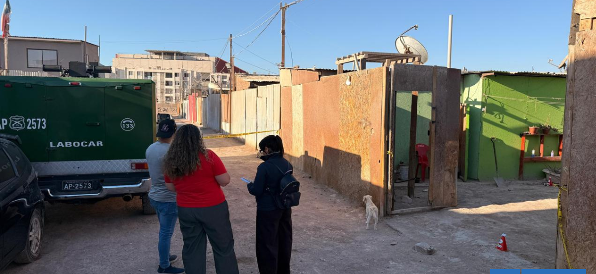 Prisión preventiva para hombre que apuñaló 14 veces a su expareja en Alto Hospicio