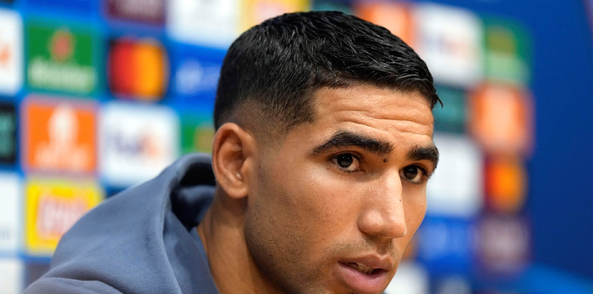 Hakimi entró en la nómina de PSG para la Champions tras su citación a juicio por violación