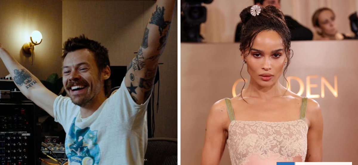 Aseguran que Harry Styles y la actriz Zoë Kravitz están comprometidos tras meses de relación