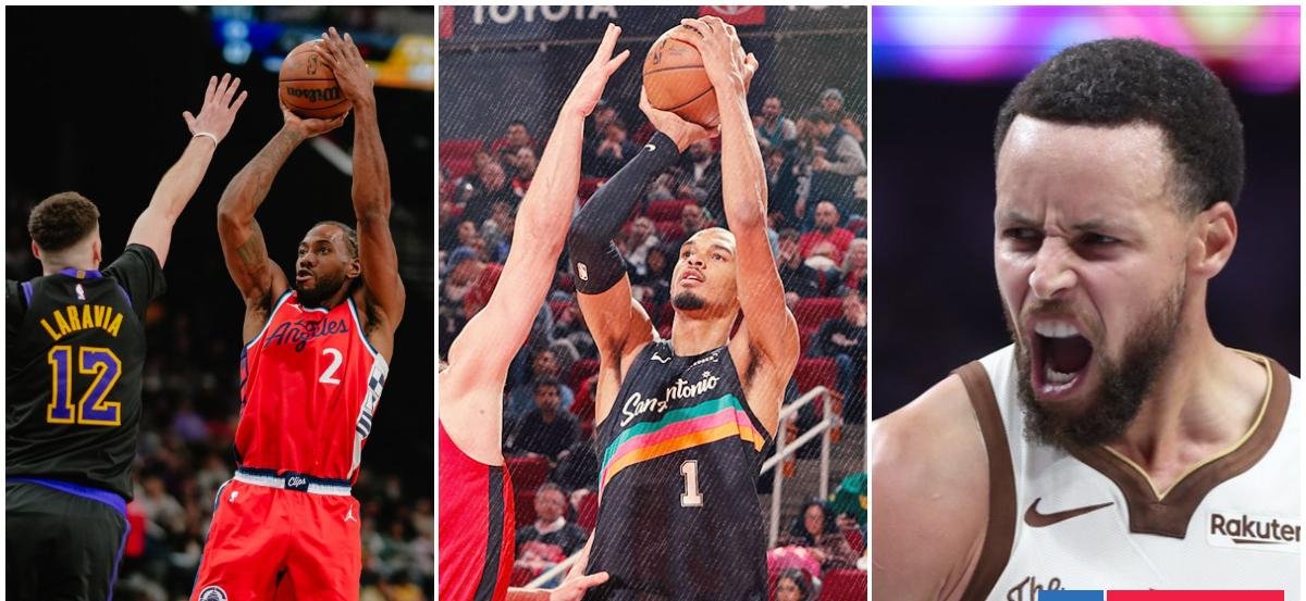 Resumen NBA: Clippers vencen a Lakers en clásico, Sixers remontan, los Spurs vuelan y Warriors sufren