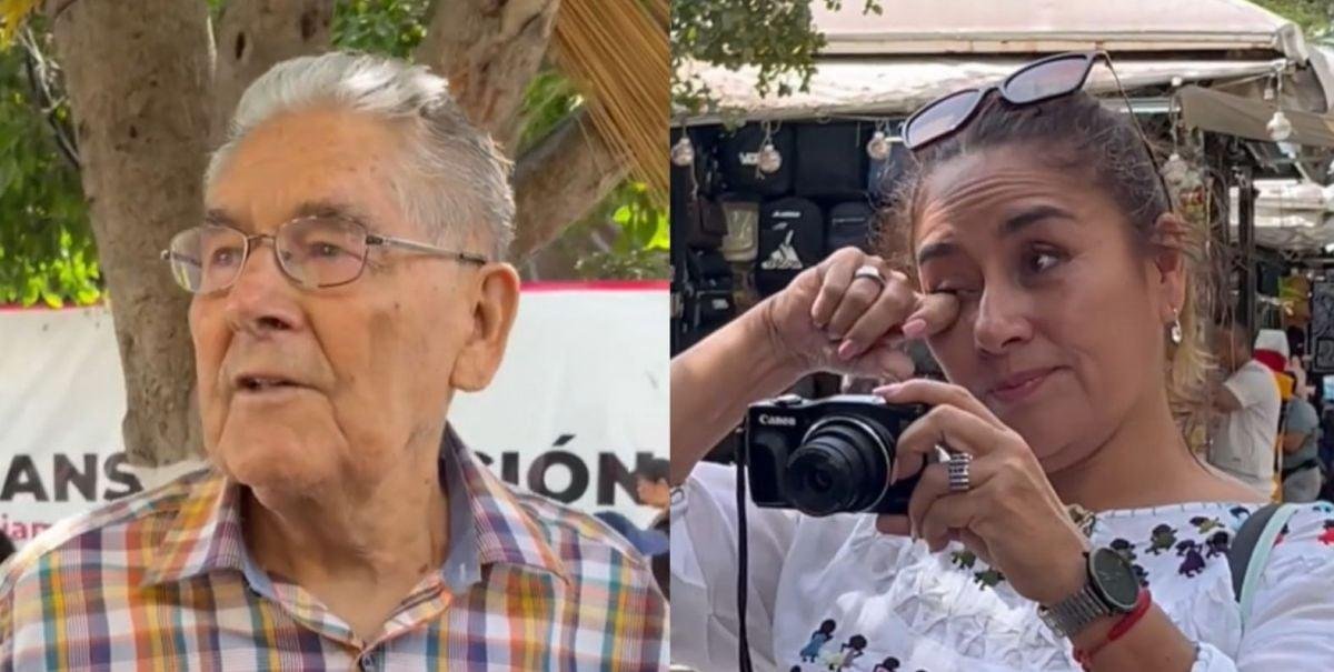 "Nació en el país equivocado": abuelito chileno se vuelve viral al cumplir último sueño en México