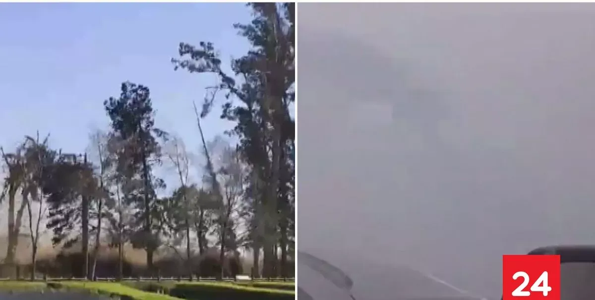 Ráfaga de viento provoca caída de un matrimonio desde 20 metros en Futrono