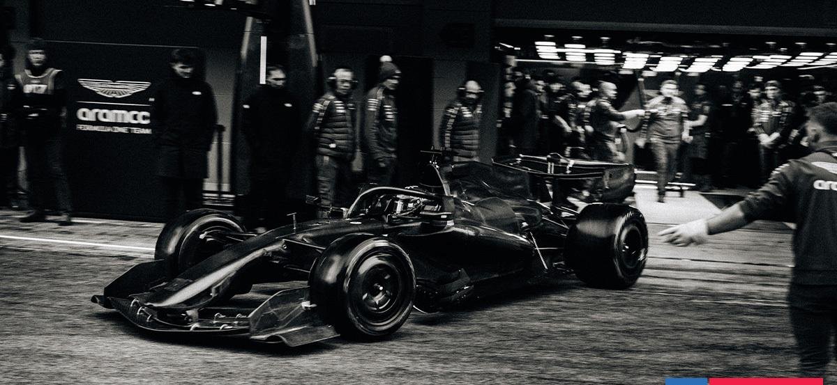 Diseño rupturista: Aston Martin prueba el AMR26 con total hermetismo en Barcelona