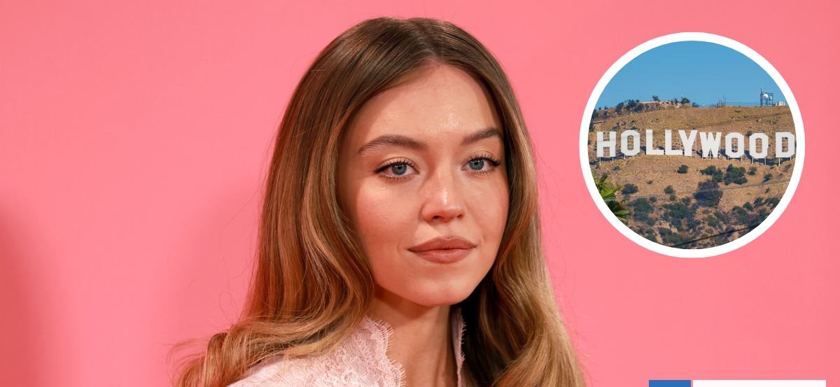 Sydney Sweeney genera polémica tras colgar sostenes en el icónico cartel de Hollywood sin permiso