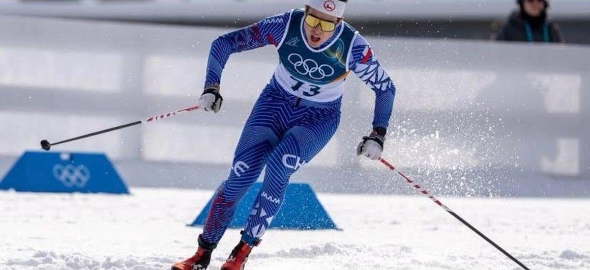 Sebastián Endrestad completa su participación en 10 kilómetros esquí de fondo en los Juegos Olímpicos de Invierno - La Tercera