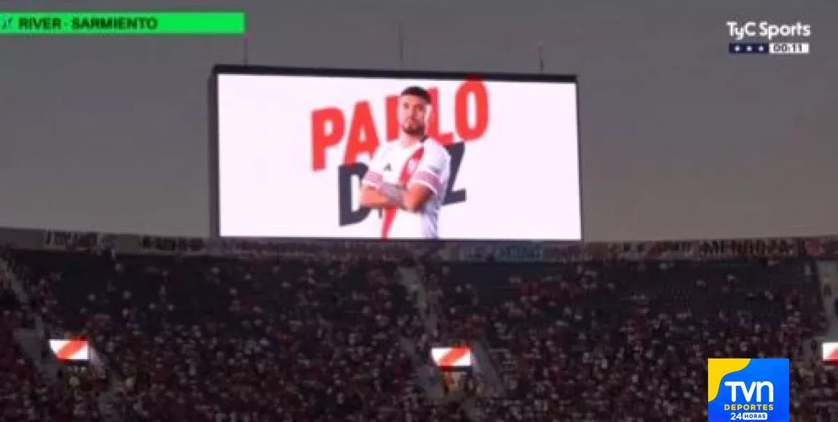 Escucharon el nombre de Paulo Díaz y así reaccionaron los hinchas de River Plate