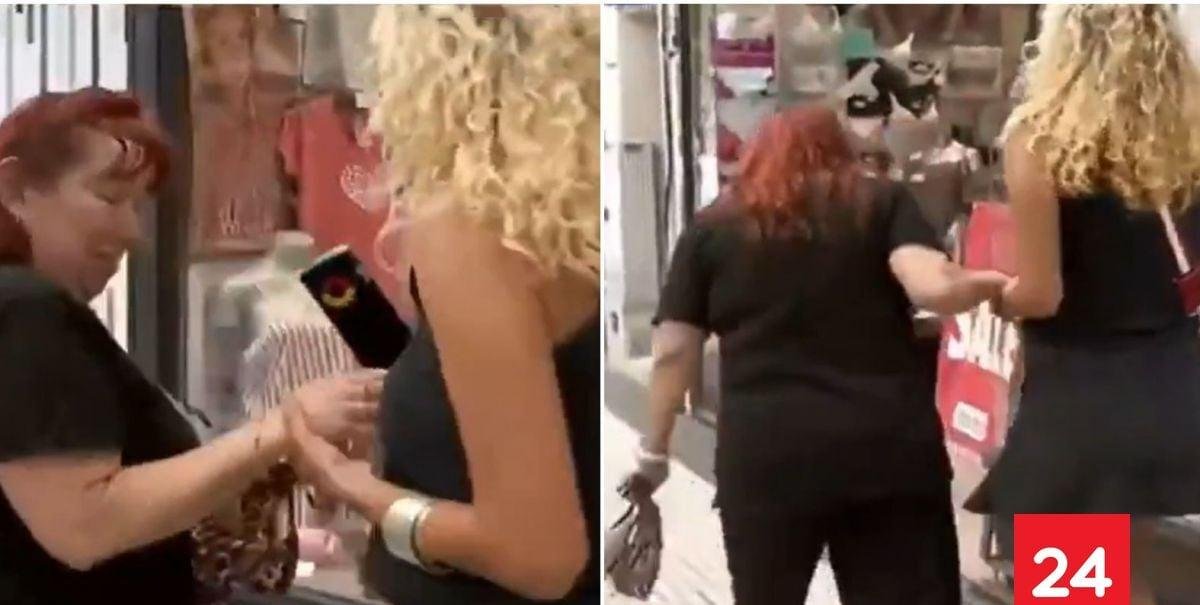 VIDEO | Periodista argentina protagoniza incómodo momento tras autorregalarse un bikini