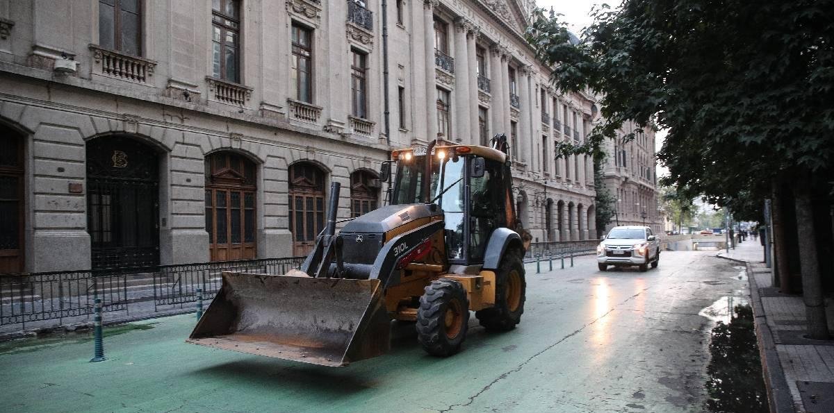 Comienzan obras para el retorno del transporte público a calle Bandera