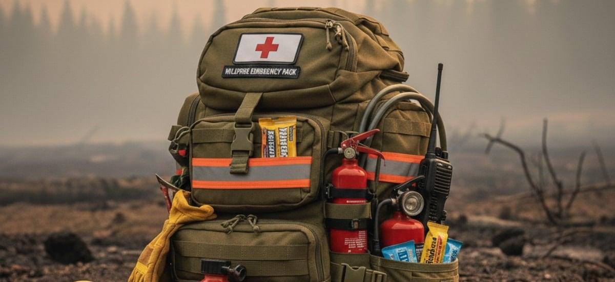 Los elementos imprescindibles que debe tener una mochila de emergencia para incendios - La Tercera