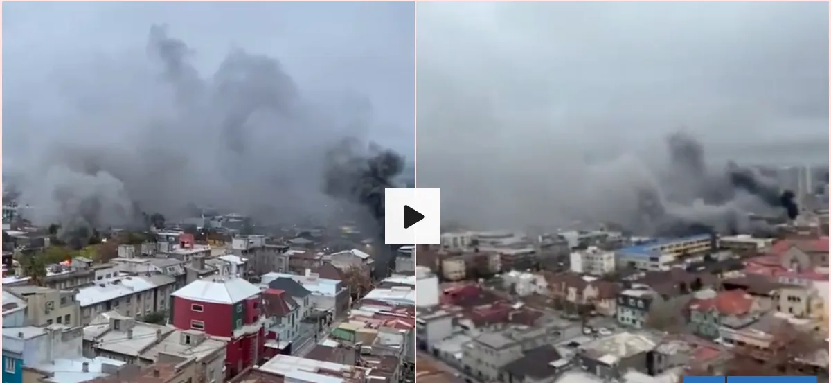 VIDEOS | Diversas columnas de humo revelan magnitud de incendio en Metro Santa Isabel