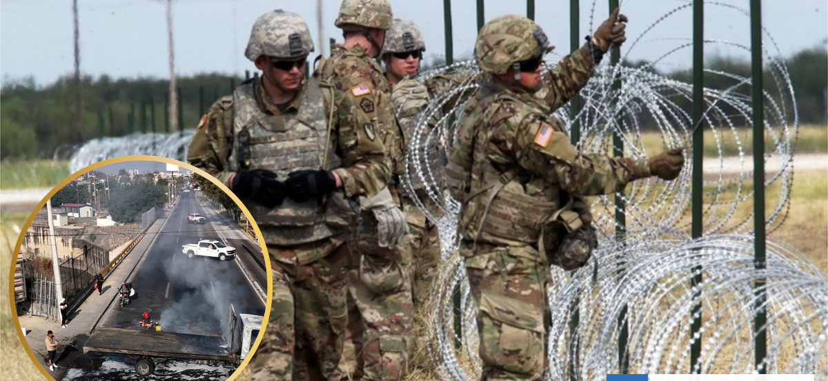 Texas (EEUU) moviliza tropas a la frontera con México por ola de violencia tras muerte del ’Mencho’