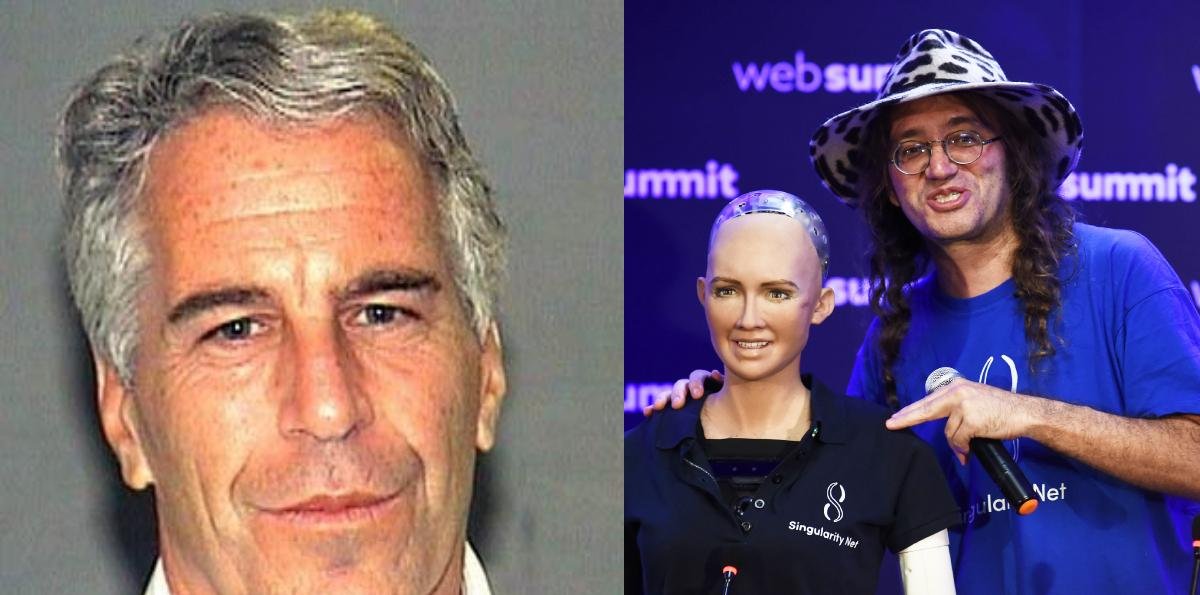 Ya condenado por pederastia, Epstein financió al padre de la "IA General" y de la robot Sophia