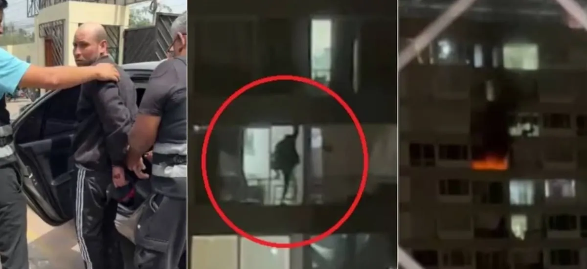 Cae venezolano que huyó por balcones tras prenderle fuego a su ex y a su sobrina en edificio de Santiago: salió de Chile