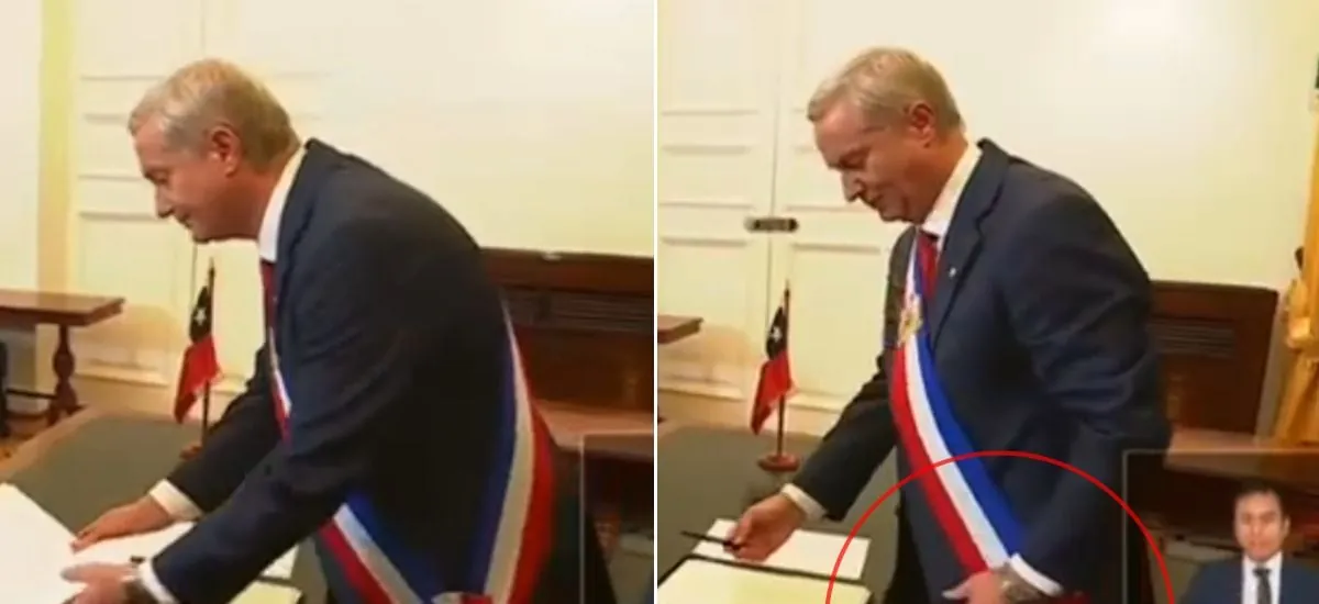 Se le cayó la piocha de O’Higgins al Presidente Kast: momento quedó grabado e hizo recordar supuesta “maldición”