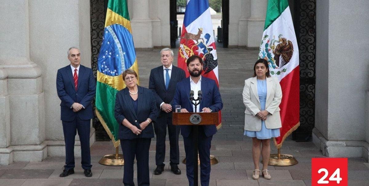 Con el respaldo de Brasil y México: Presidente Boric inscribió candidatura de Michelle Bachelet a la ONU