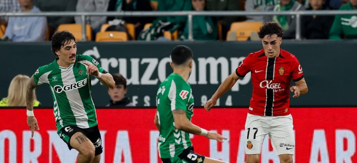 Repasa la victoria del Betis de Manuel Pellegrini por 1-2 sobre el Mallorca de visita