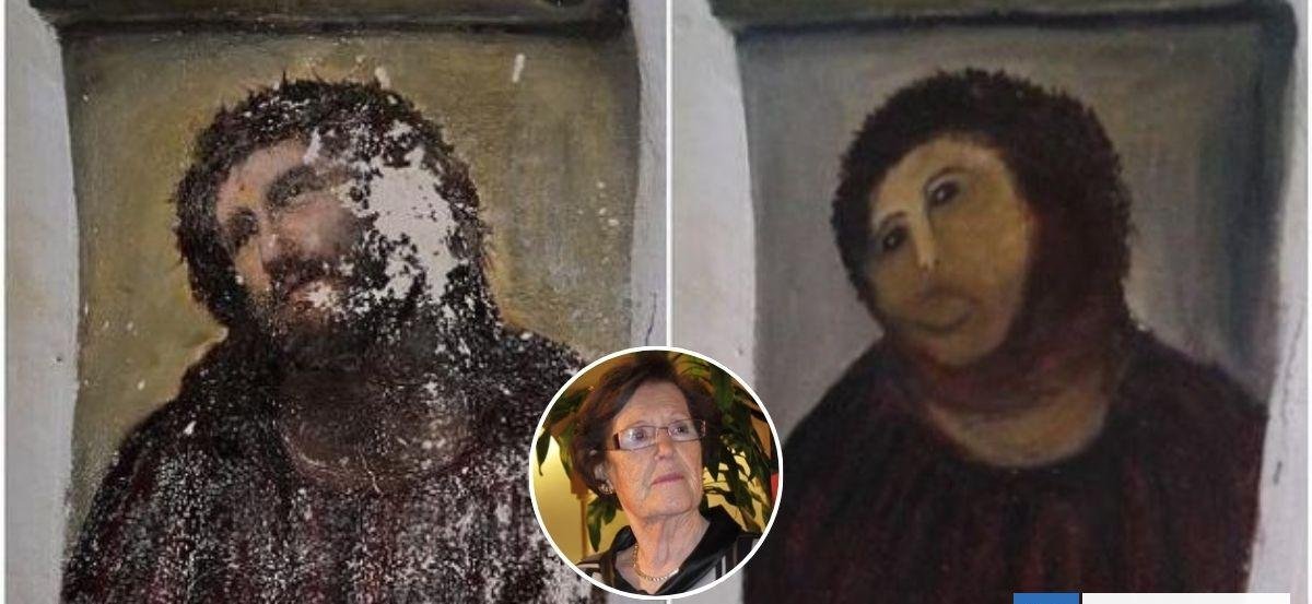 Muere a los 94 años, Cecilia Giménez: famosa por "restaurar" el ’Ecce Homo’
