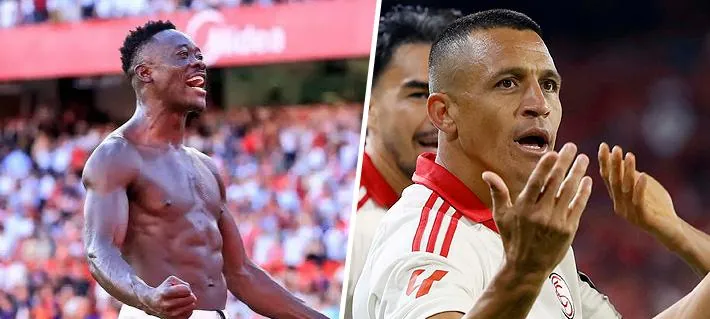 Sevilla de Alexis y Suazo logra un triunfo agónico ante Espanyol y se aleja de la zona de descenso en la Liga española