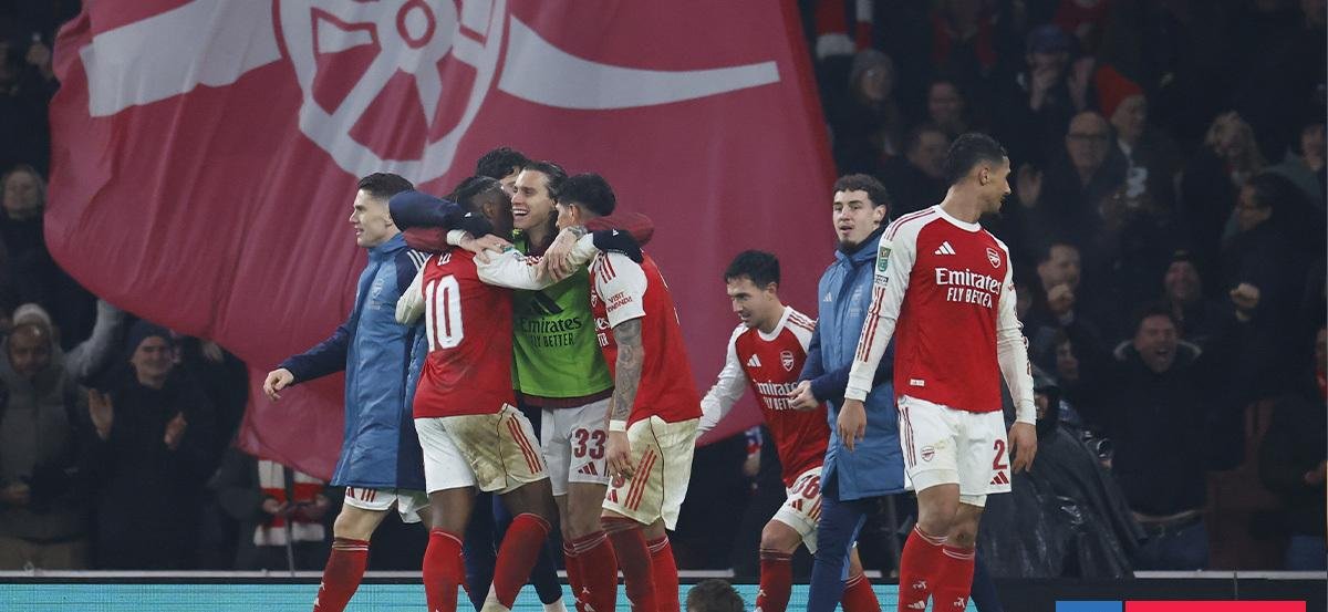 Arsenal está en la final de la Copa de La Liga tras derrotar al Chelsea