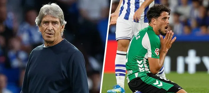 El Betis de Pellegrini ganaba 2-0 a Real Sociedad, pero le empataron de forma agónica... Cómo quedó la tabla de la Liga y la lucha por la Champions
