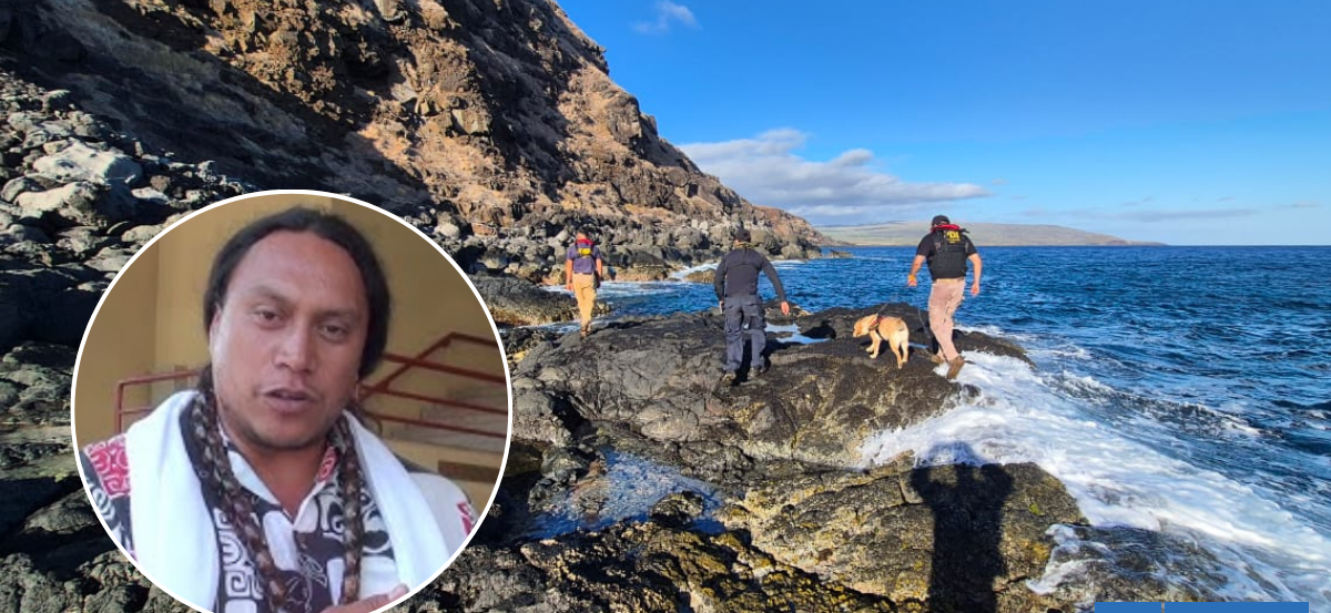 Familia de isleño desaparecido hace casi un mes en Rapa Nui afirma que operativo de búsqueda se amplió