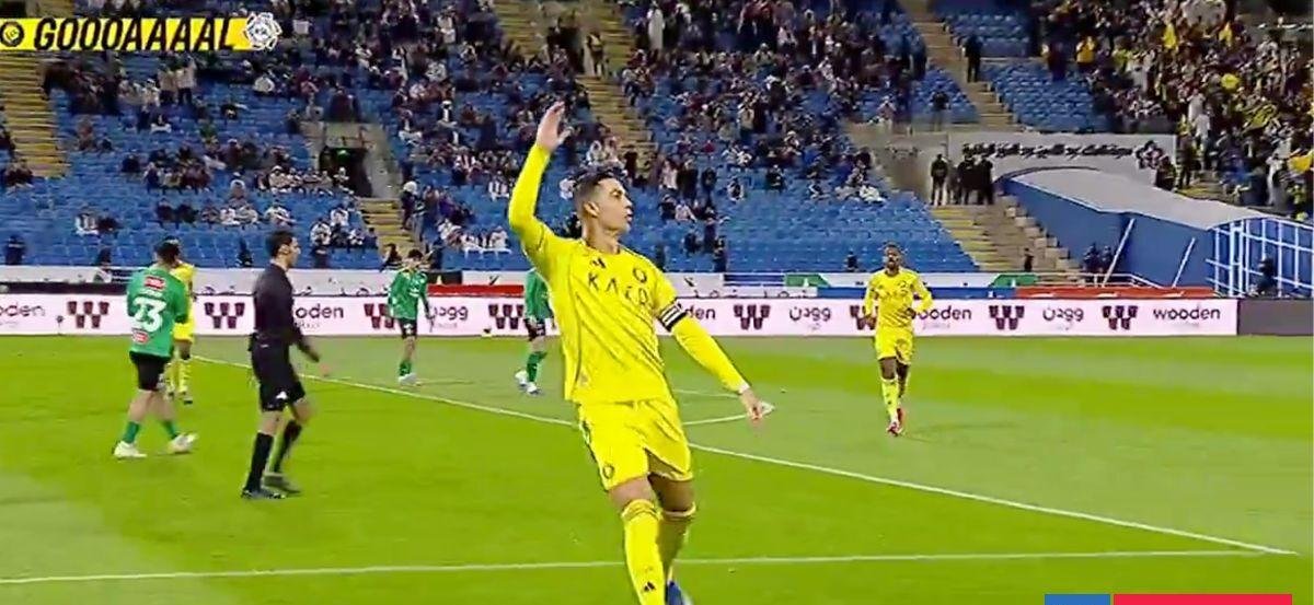 Cristiano Ronaldo sorprende con nueva celebración al marcar su gol 965: el trasfondo de su festejo