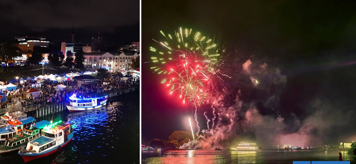 Noche Valdiviana 2026: cerca de 60 mil personas llegaron a Los Ríos para disfrutar tradicional evento