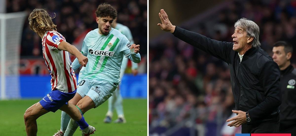 Triunfazo de Pellegrini: el Betis tumba al Atlético de Simeone y escala en la liga española