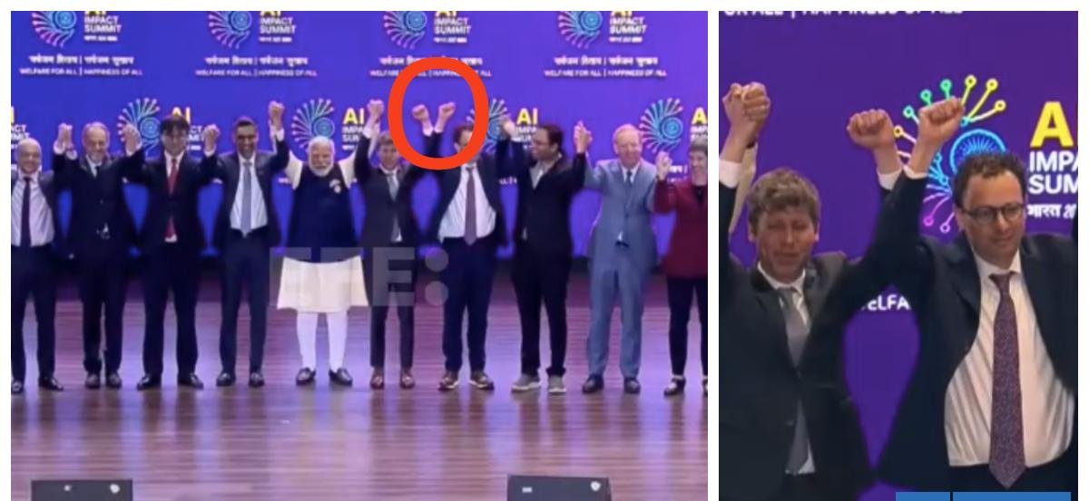 Guerra fría en la IA: Por qué el CEO de OpenAI rechazó darle la mano al ejecutivo de la competencia