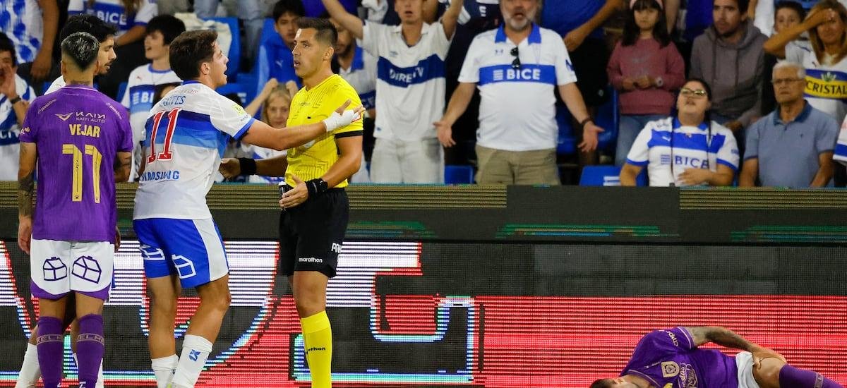El severo informe del árbitro tras la expulsión contra Clemente Montes en la victoria de la UC frente a Deportes Concepción