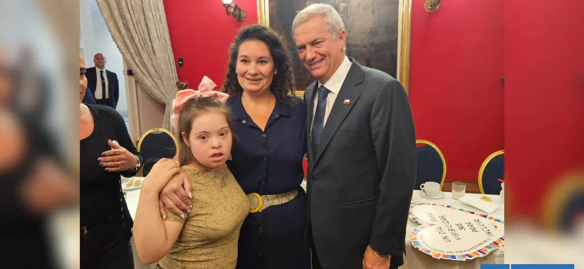 FOTO | Presidente Kast recibió en La Moneda a estudiante con Síndrome de Down víctima de amenazas