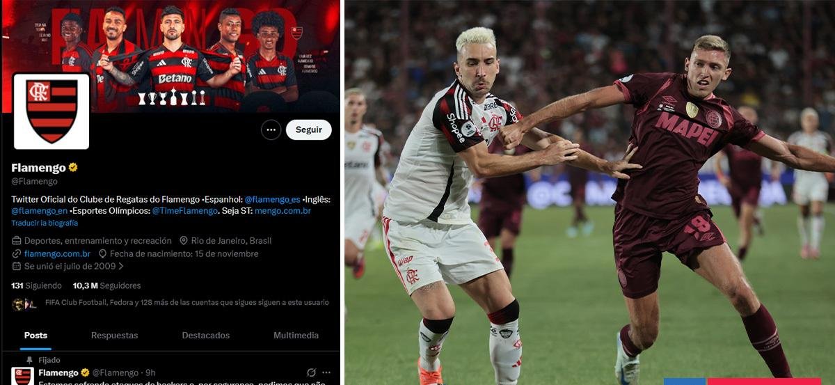 Flamengo denuncia ataque de hackers en plena ida de la Recopa Sudamericana ante Lanús