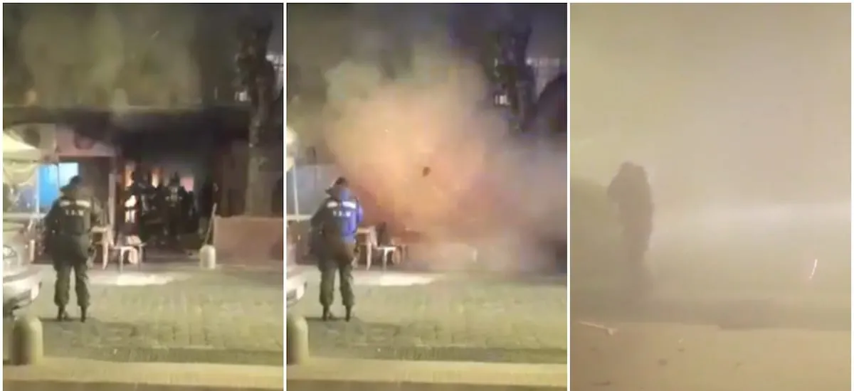 Impactantes imágenes: explosión en local comercial dejó siete bomberos lesionados en Viña del Mar
